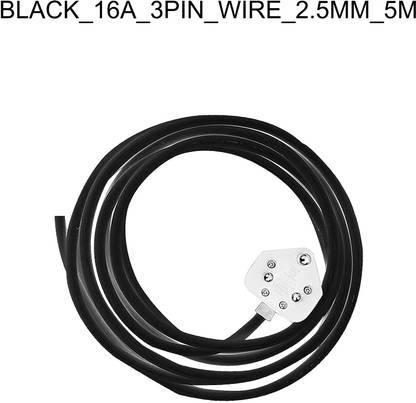 JELECTRICALS PVC 2.5 sq/mm Black 5 m Wire