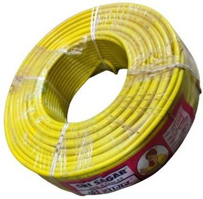 Sri Sagar Aluminum Service Wire with PVC Coating 10 sq/mm Multicolor 300 ft. Wire