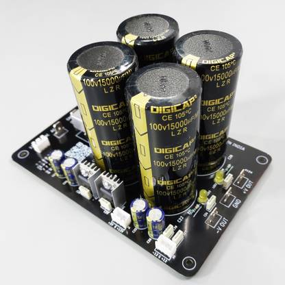 sesoto 35 Ampere, 4 x 15000uF /100V Dual Supply Rectifier with 5V, 12V, 12-0-12V Single-Sided PCB