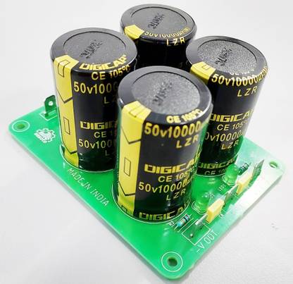 sesoto 25 Ampere Dual Supply Bridge Rectifier & Filter Board. Input Up to 65-0-65 Volt Single-Sided PCB