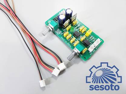 sesoto sesoto Sub Woofer Filter (Low Pass Filter) with Frequency & Gain Controller Single-Sided PCB
