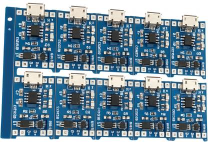 METAPOD TP4056 1A Micro USB Lithium Ion Battery Charging Module with Protection Circuit Single-Sided PCB