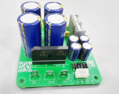 sesoto All in One Rectifier & Filter Board with 4 DC Output Voltages (Incl. 5V & 12V) Single-Sided PCB