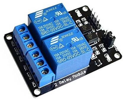 Keertan Kalp 5V 10A 2 Channel Relay Module Shield For Arduino Arm Pic Avr Dsp Breadboard