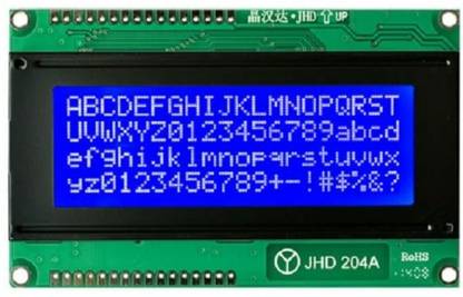 Easy Electronics 20x4 LCD Display With Blue Backlight LCD Display