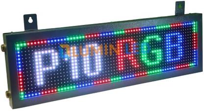 LUMINLED.IN P10 Scrolling Display Board With Wi-Fi-Mobile App/pc 2’1”FTX0’6”FT LED Display