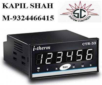 i-therm CTR-33 for RPM/Counter/Time Totalizer i-therm LED Display