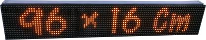 AL-QURAISH P10 LED YELLOW 96×16CM PROGRAMMABLE RUNNING TEXT DISPLAY BOARD WITH INBUILD WIFI LED Display