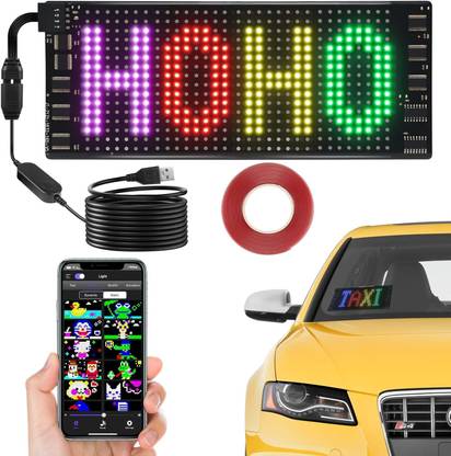 MUDO Custom LED Matrix Display Programmable Panel for Cars & Bars LED Display