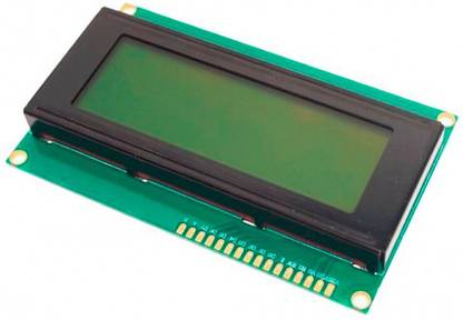 UraXx HD44780 4x20 LCD Display - Blue Background with Backlight, Parallel Interface LCD Display