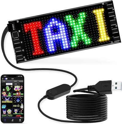 Eewe DIY LED Matrix Pixel Sign for Car, Shop, Hotel with Bluetooth & App LED Display