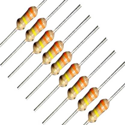 Yantram 330K OHM 1/4WATT 5% RESISTOR-300 PIECES PACK Electronic Components Electronic Hobby Kit