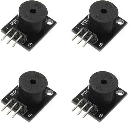 Flyrobo (4 Pcs) Pro3D 3.5-5.5V Standard Active Buzzer Module For Electronic Components Electronic Hobby Kit
