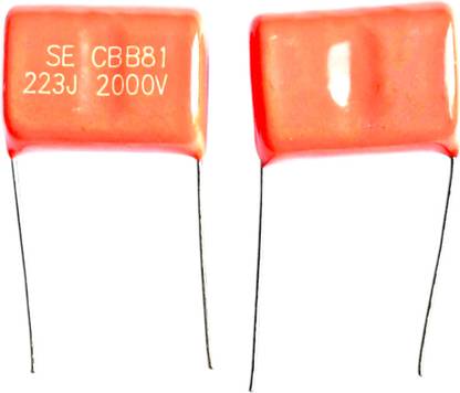 AVISRI 20 Pieces 223J 2000 Volt 0.022uF Polyester Capacitor Electronic Components Electronic Hobby Kit
