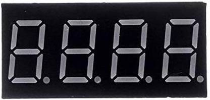 circuitcomponents 0.56 inch 4 Digit 7 Segment LED Display CC 12pin (1 pcs.) Electronic Components Electronic Hobby Kit