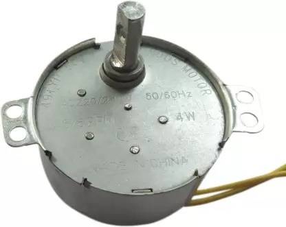 FUTURONICS Auto Swing Motor Synchronous Motor Ac 220V-240V 4W Watts, Swing Motor D Shaft Motor Control Electronic Hobby Kit
