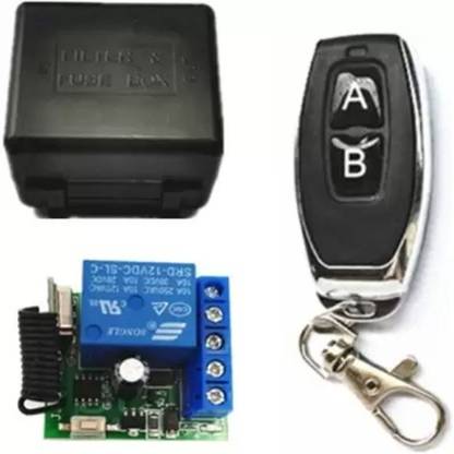 Electronic Spices 1 CH Channel 12V DC Wireless Relay Remote Control Switch 433Mhz Universal Remote
