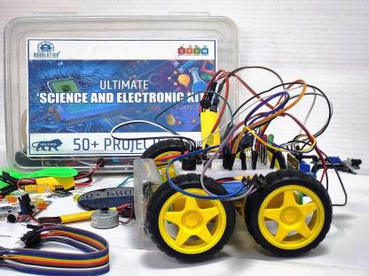 Robolution SCIENCE AND ELECTRONIC KIT (50+ EXPERIMENTS ) - BRAIN BOOSTER SCIENCE STUDY KIT Educational Electronic Hobby Kit