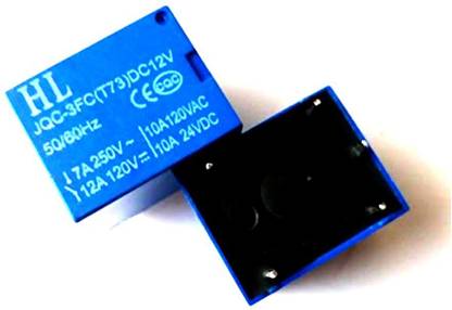 CKE MINI 12 V DC POWER RELAY 7A / 250 V SUGAR CUBE SPDT (PACK OF 5 PCS) Electronic Components Electronic Hobby Kit