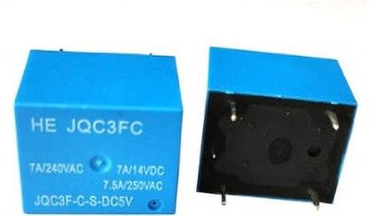 ELECSYNERGY 5V 7A 5 Pin SPDT subminiature High Power Relay Electronic Components Electronic Hobby Kit