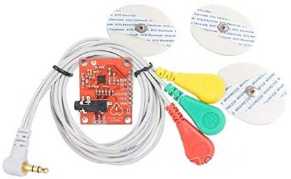 Ihc Heart Rate Monitor Kit With AD8232 ECG Sensor Module Kit For Arduino Electronic Components Electronic Hobby Kit
