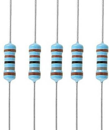 INSIGNIA LABS 1.8k Ohm Resistor (25Pcs) - 1.8k Ohm 1/4w (0.25 Watt) ±5% Tolerance Electronic Components Electronic Hobby Kit
