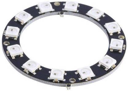 IOTCART WS2812 12 Bit RGB LED (round) Electronic Components Electronic Hobby Kit