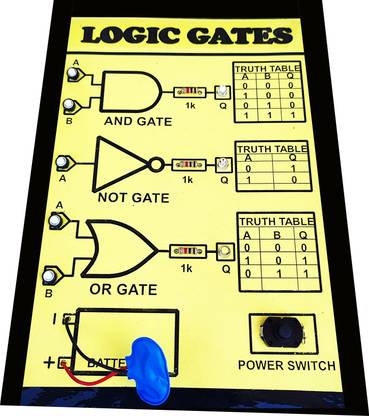 MVB Retail Logic 'NOT' GATE Model Physics Science Project Working Model Educational Electronic Hobby Kit