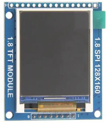 EmbeTronicX 1.8 Inch ST7735 TFT LCD Module with 4 IO 128*160 (BLUE) Electronic Components Electronic Hobby Kit