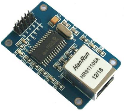 INVENTO ENC28J60 Ethernet LAN Network Module For DIY SPI AVR PIC LPC STM32 Automotive Electronic Hobby Kit
