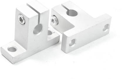 INVENTO 2 Pieces Bracket 8mm Linear Rail, Shaft, Rod Support, CNC Automotive Electronic Hobby Kit