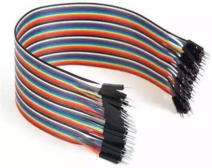 BE Components Male To Male Dupont Cable Jumper Wire - Multicolour Electronic Components Electronic Hobby Kit