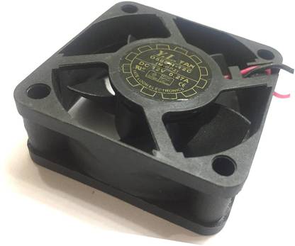 INVENTO 50x50x20mm Cooling Fan 12V DC 2 wire for 3D Printer Automotive Electronic Hobby Kit