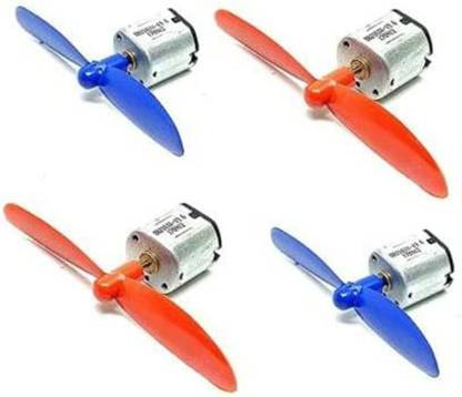 De Techlife Drone motor Kit 4 PCs 3.7V Mini Drone DC Motor Motor Control Electronic Hobby Kit