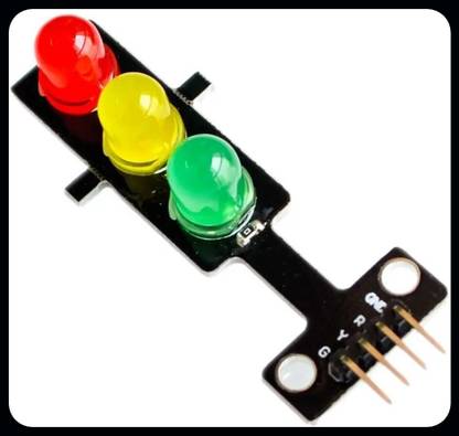HouseOfCommon Traffic Light Display Module LED Traffic Light Module-EHK186 Electronic Components Electronic Hobby Kit