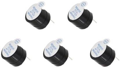 ERHIndia 5 Pcs Passive Piezo Buzzer 5v or Goli Buzzer Acoustic Component Mini Home Electronic Components Electronic Hobby Kit