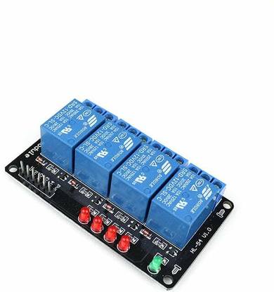 redhorizon 12V 4 Channel Relay Module Electronic Components Electronic Hobby Kit