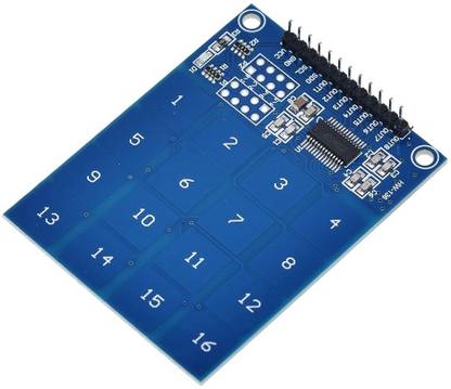 Vayuyaan TTP229 16-Channel Capacitive Touch Sensor Module for Arduino, DIY touch projects Educational Electronic Hobby Kit
