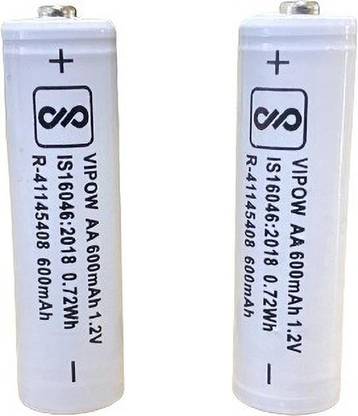 2A digital AA 600mAh Rechargeable Batteries for Toys, Remote, Robotics Projects (Pack of 2) Electronic Components Electronic Hobby Kit