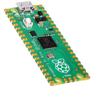 INVENTO 1pcs Raspberry PI PICO, Dual-core Arm Cortex M0+ processor, 264KB of SRAM Automotive Electronic Hobby Kit