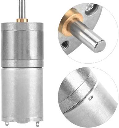 EMORMTY 25GA-370-6V-60 RPM DC Gear Motor Electronic Components Motor Control Electronic Hobby Kit