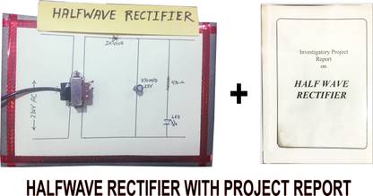 ONTEX ELECTRONICS Half Wave Rectifier Working Investigatory Project with Report Educational Electronic Hobby Kit