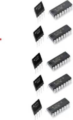 WHO NE 555 Timer IC & CD4017BE IC Logic IC Decade Counter ( 5 Pairs ) Electronic Components Electronic Hobby Kit