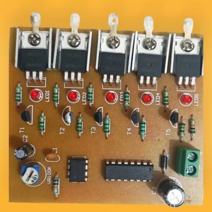 DPB 5Channel LED CHASER CIRCUIT BOARD 12V DC INPUT 12V DC OUTPUT_a16 Micro Controller Board Electronic Hobby Kit