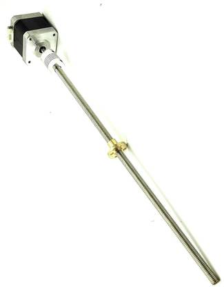 INVENTO 1pcs Nema 17 4.2 Kg-cm Stepper Motor+Flexible coupling+500mm M5 5mm 0.8mm Rod Automotive Electronic Hobby Kit