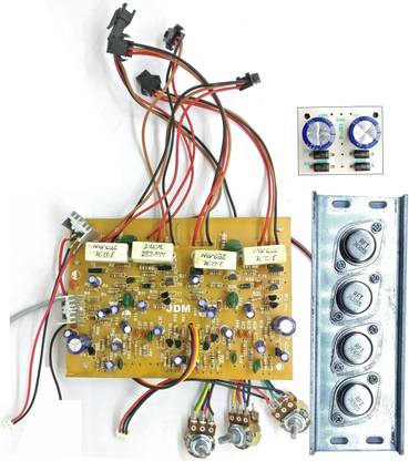 TECH AND TRADE 3055 BASED AMPLIFIER CIRCUIT WITH DUAL POWER SUPPLY AND TRANSISTOR ASSEMBLY Electronic Components Electronic Hobby Kit