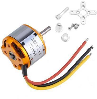 NIHAKA A2212/6T 2200KV Brushless Outrunner Motor - RC Airplanes & Quadcopters Motor Control Electronic Hobby Kit