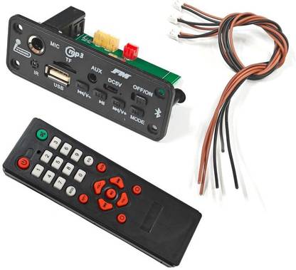 DIYtronics Bluetooth FM USB AUX Card MP3 Stereo Audio Player Module with Mic Support Electronic Components Electronic Hobby Kit