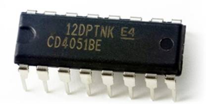 iBAT SOLUTIONS 3PCS CD4051 Single 8 Channel Analog Multiplexer or Demultiplexer IC,CD 4051 IC Electronic Components Electronic Hobby Kit