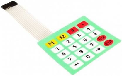Flyrobo 20 Keys 4x5 Matrix Membrane Switch Keypad Electronic Components Electronic Hobby Kit